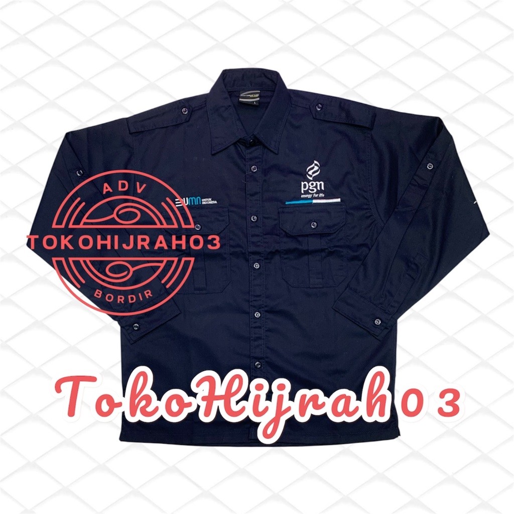 UKURAN BIG SIZE KEMEJA PGN SERAGAM PGN BAJU PGN SERAGAM TERBARU PGN KEMEJA TERBARU PGN SERAGAM PGN E