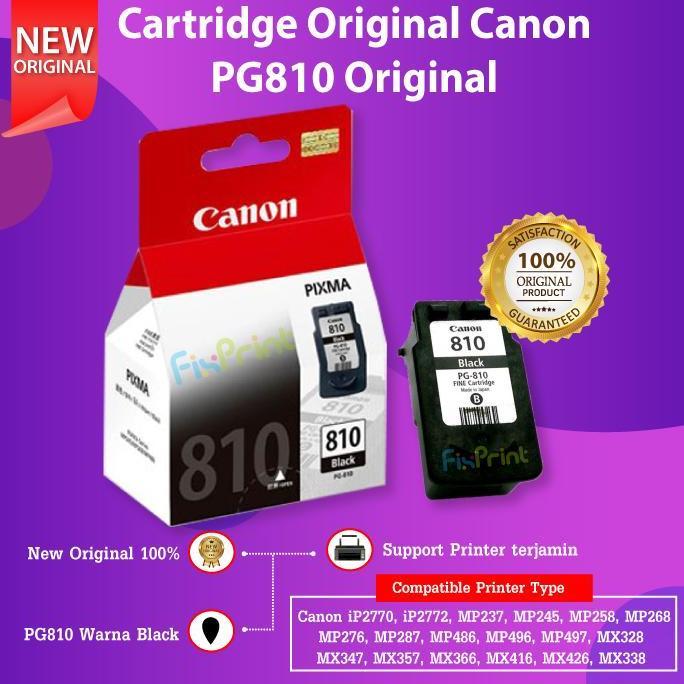 Censy- Cartridge Tinta Canon Pg810 Pg-810 810 Printer Mx366 Mx416 Mx426 Mp287