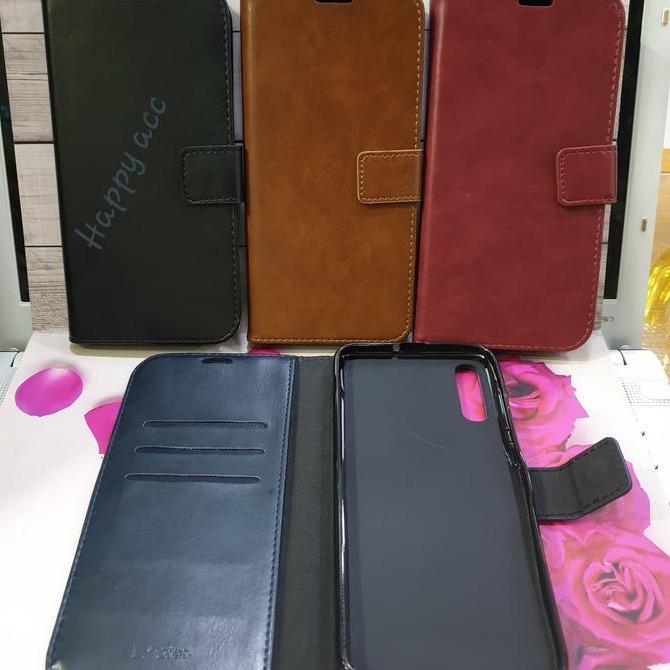 Flip cover Samsung A70 Flip Bluemoon Fs Leather Cover Slot kartu