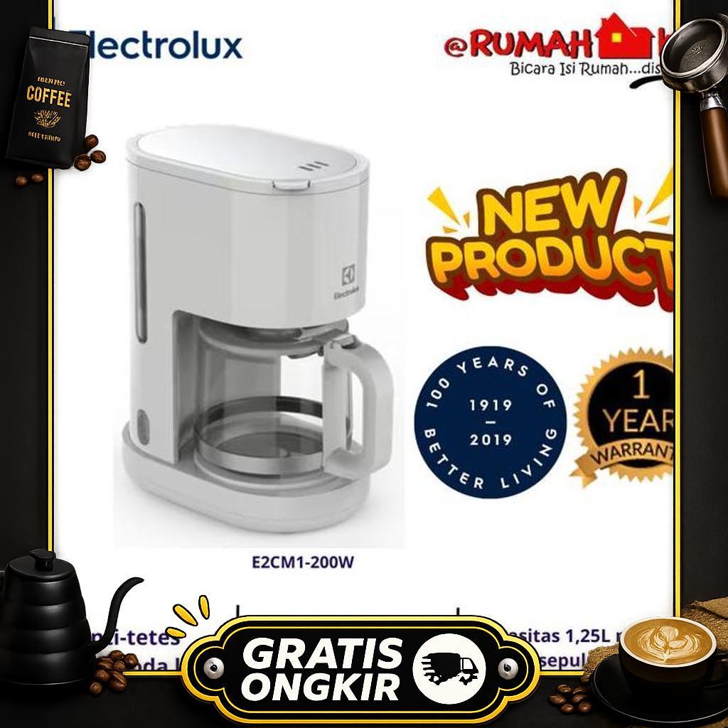 Electrolux E2Cm1-200W Coffe Maker Putih E2Cm1 200W Mesin Pembuat Kopi Instan