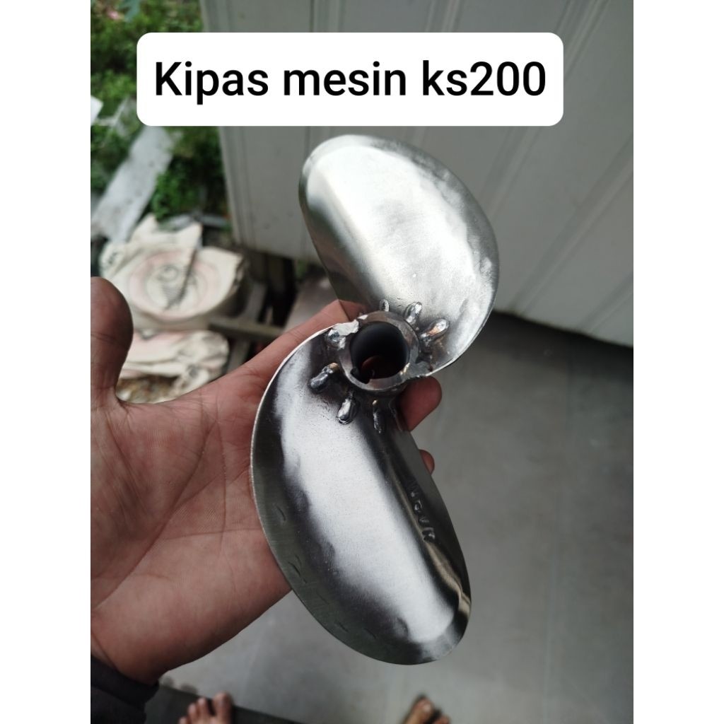 Kipas Perahu Mesin Ks200 Asli Stainless Balap