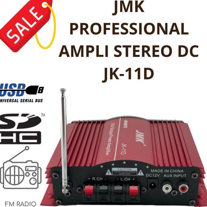 AMPLI MOBIL  AMPLIFIER MOBIL DC 12V JMK JK11D