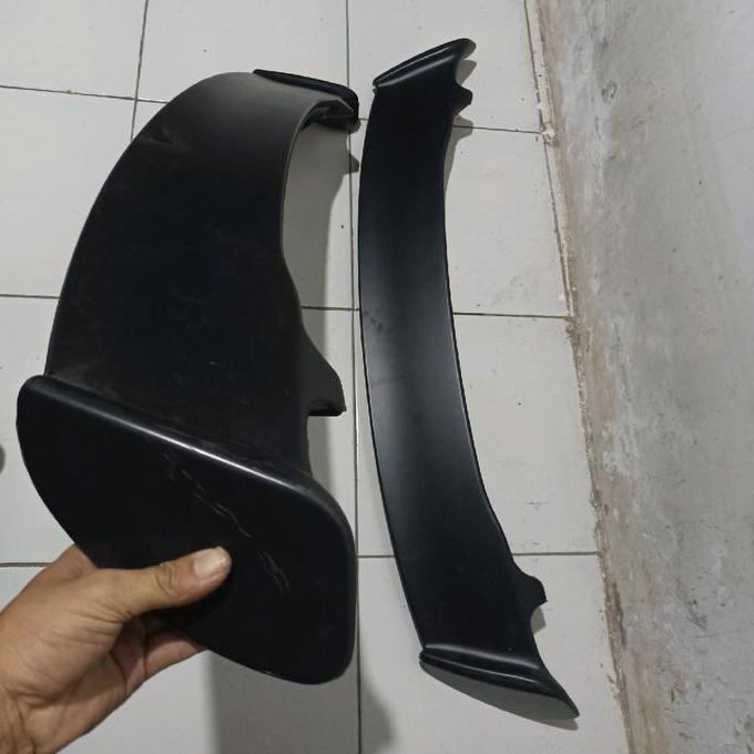 SPOILER KIA RIO MODEL MU6EN BAHAN PLASTIK ABS ORIGINAL DAN TERPERCAYA