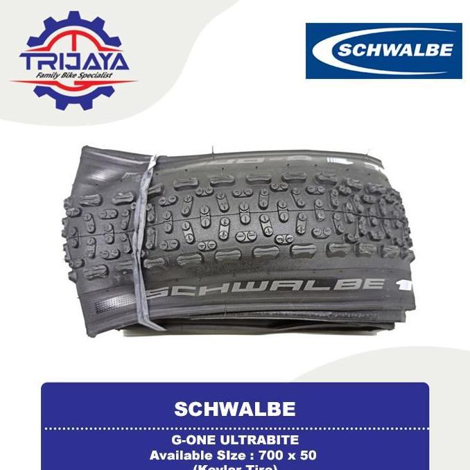 Bikes Ban Luar Sepeda Schwalbe Tire G-One Ubite 700 X 50 Kevlar