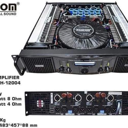 Power Wisdom Ah 12004 4 Channel Amplifier