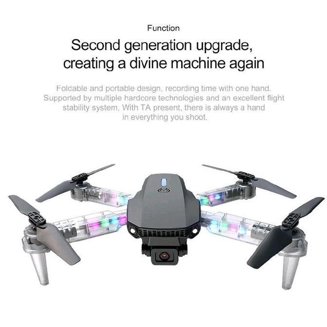 Drone Dengan Dual Kamera Hd Drone Wifi Fpv Kamera Drone 4K Kamera Hd Posisi Visual Tanpa Dus