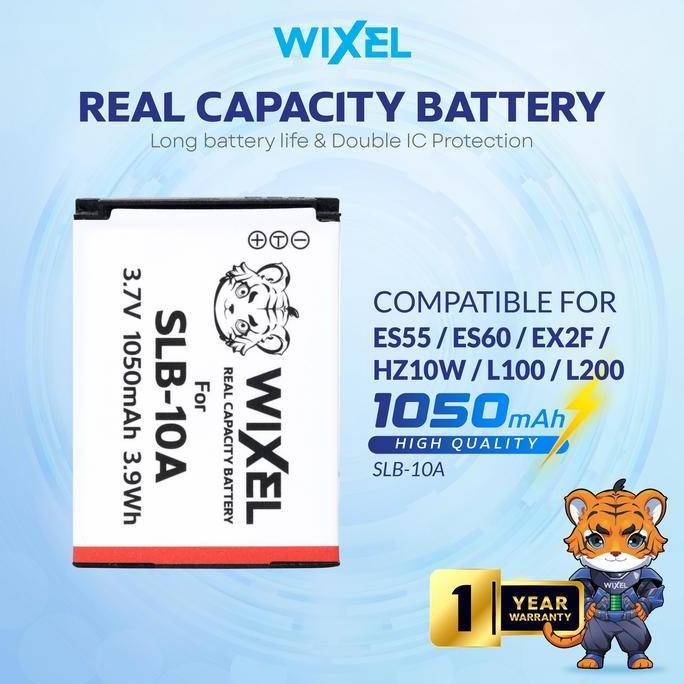 BEST PRICE - WIXEL Baterai Kamera SLB-10A for Samsung EX2F L100 L110 L120 L200 L313 ES50 ES55 INV9 P