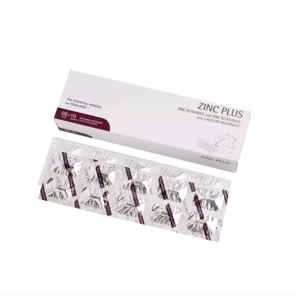 Zinc plus Suplemen / mengatasi jerawat / mengurangi rambut rontok