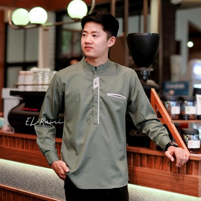 Kitavishop - Koko Kurta_ Koko Pakistan Branded Original Elrumi Lengan Panjang Katun Toyobo Premium B