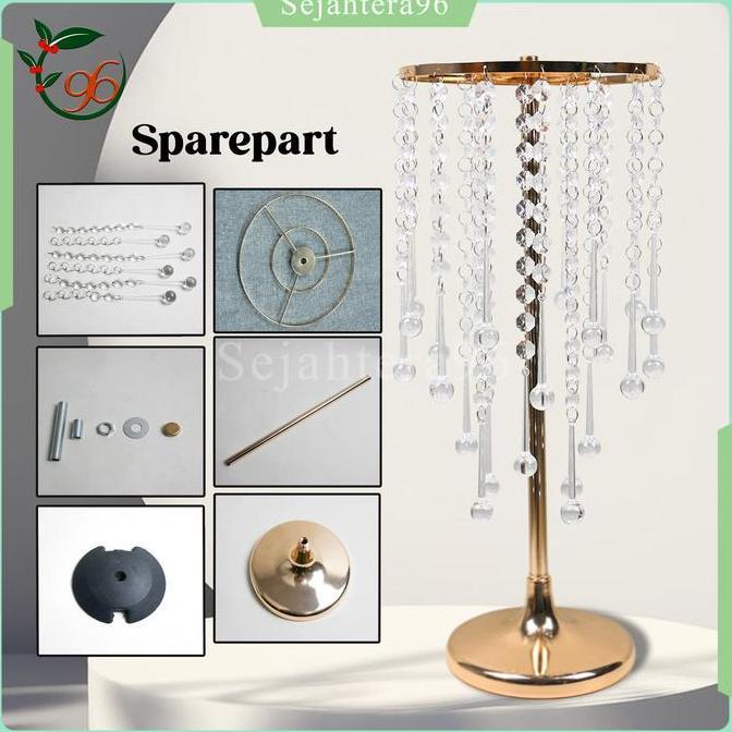 Promo (SEJAHTERA) VAS BUNGA STANDING LOLIPOP | DEKORASI PELAMINAN | HIASAN MEJA MEWAH | DECOR WEDDIN