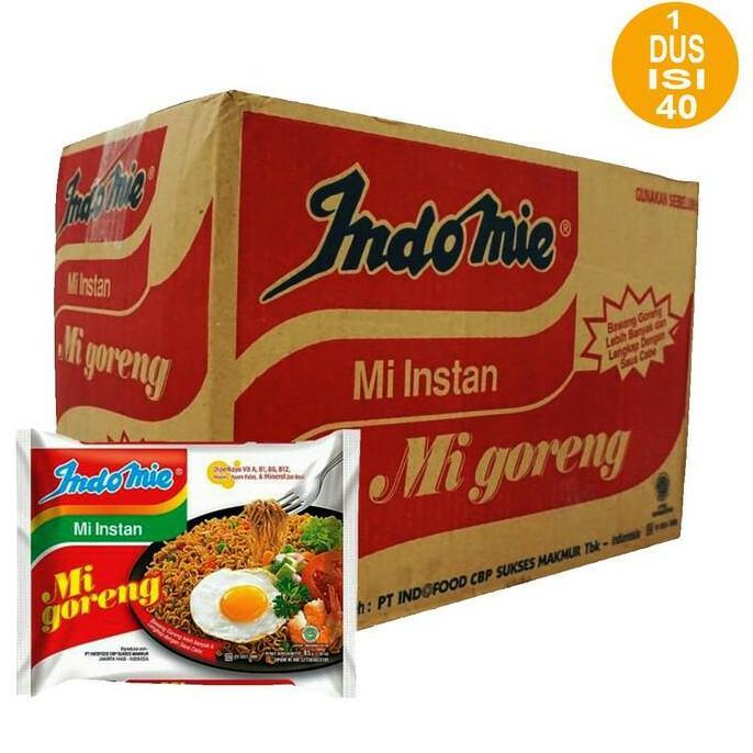 Indomie goreng 1 dus isi 40 PS