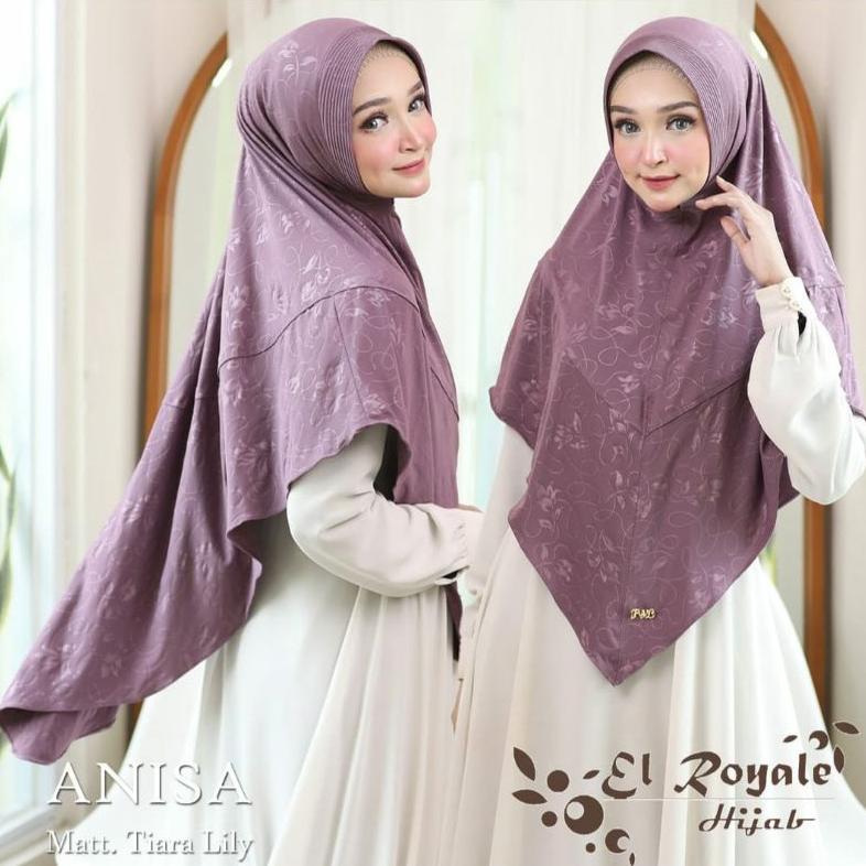 COD Okeshopping hijab_Jilbab Instan Khimar syari Jersey jaguar Jilbab ANISA ori EL ROYALE hijab