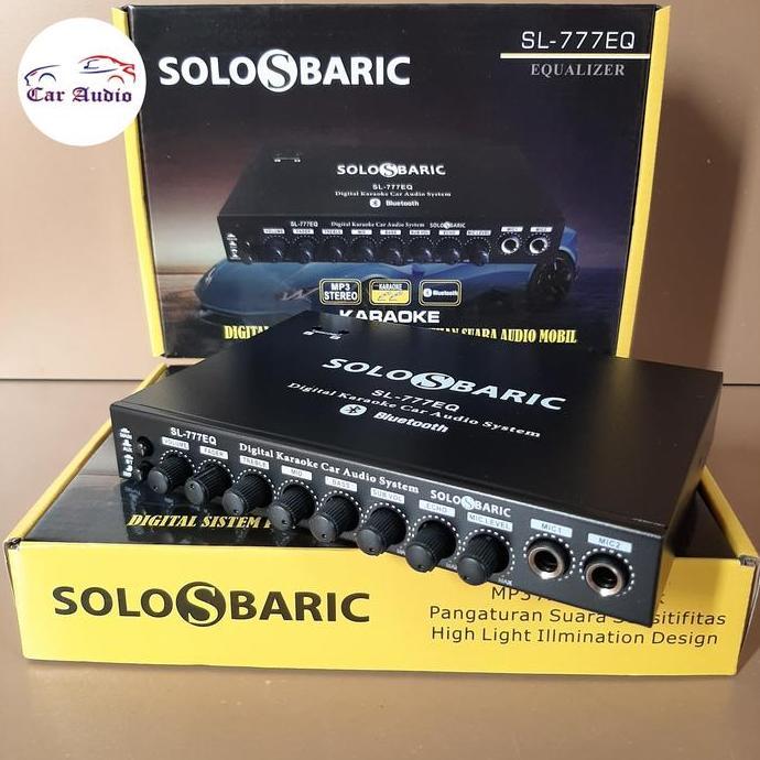Parametrik Equalizer Bluetooth SOLOBARIC Pre Amp Karoke Bluetooth