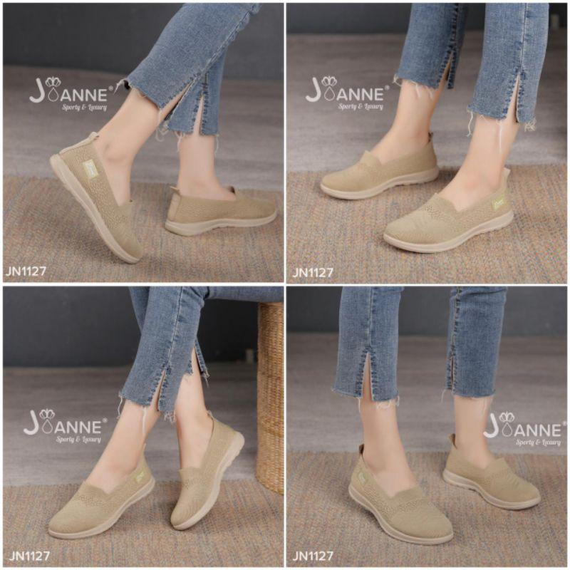 [Joanne] Flyknit Flat Shoes Sepatu Wanita Import Jn1127