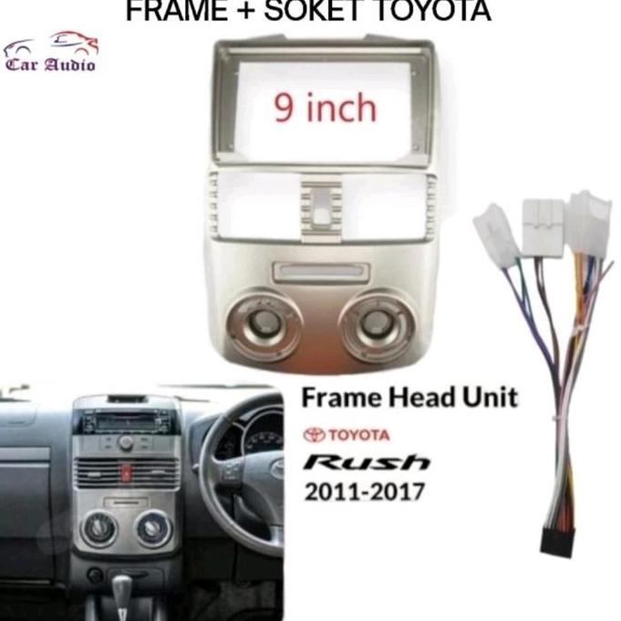 Frame RUSH / TERIOS 9 inch Frame Android Rush Terios 2012 - 2017