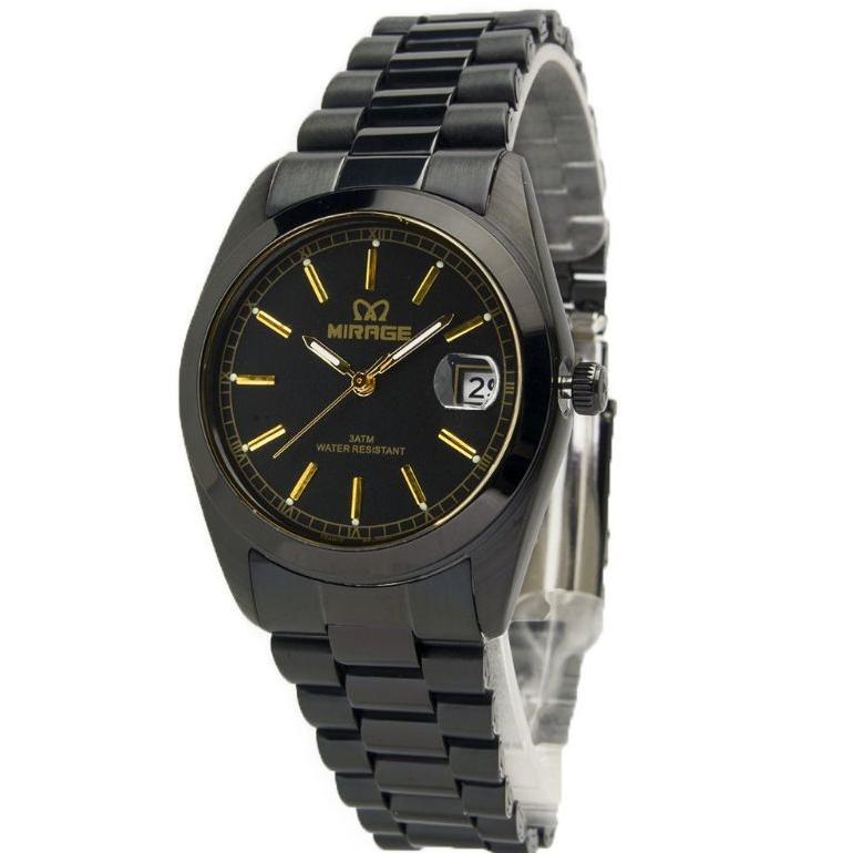 JAM TANGAN MIRAGE UNISEX PRIA DAN WANITA MODEL TERBARU RANTAI STAINLIS STEL