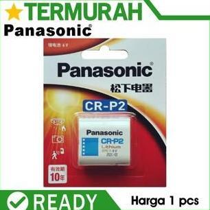 Twara- Baterai Panasonic Cr-P2 Lithium Photo Power Crp2 Cr P2 Batre Battery