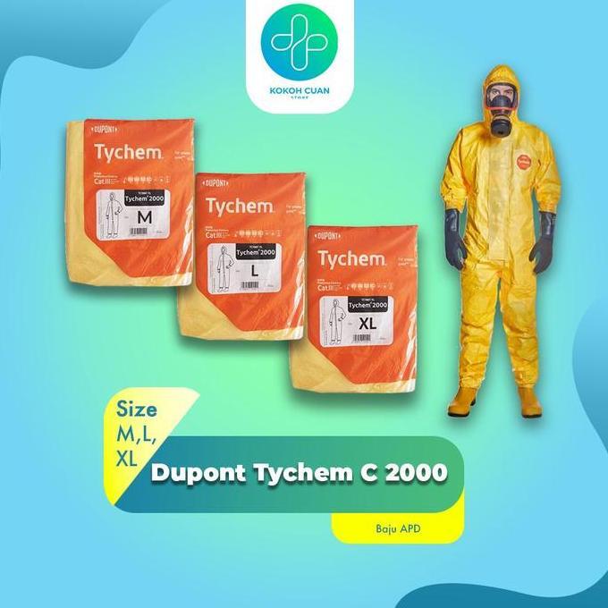 Hazmat Dupont Tychem C 2000 (Tychem 2000)