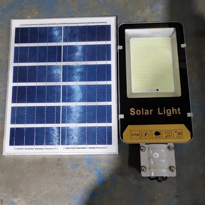 Lampu jalan tenaga surya 200 watt, 400 watt , 600 wat  lampu pju solar panel 200 watt - Komplit set