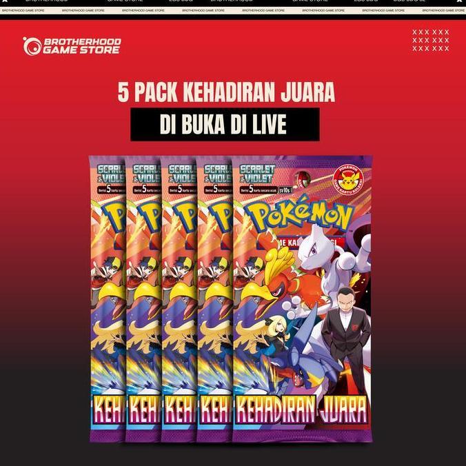 Promo Booster Pack Kehadiran Juara 5 Pack Untuk Tiktok Live Cod
