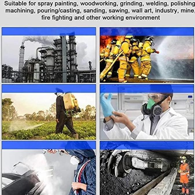 masker gas fullf respirator anti chemical acid asam gas beracun