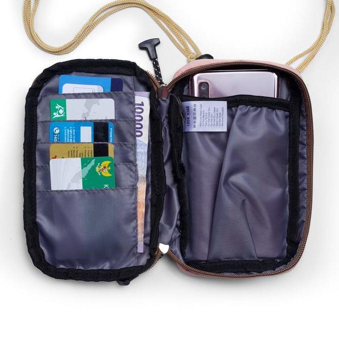 Ready LOOK BACK Sling Phone FORTUNE - Tas Selempang - Slingbag - Hanging Wallet Kartu Hp Original Mu