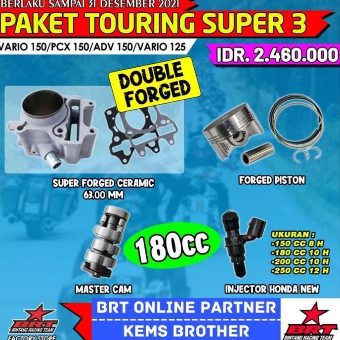 MARTEKNO BLOK VARIO BRT TOURING SUPER 3 VARIO 150/PCX 150/ADV 150/VARIO 125