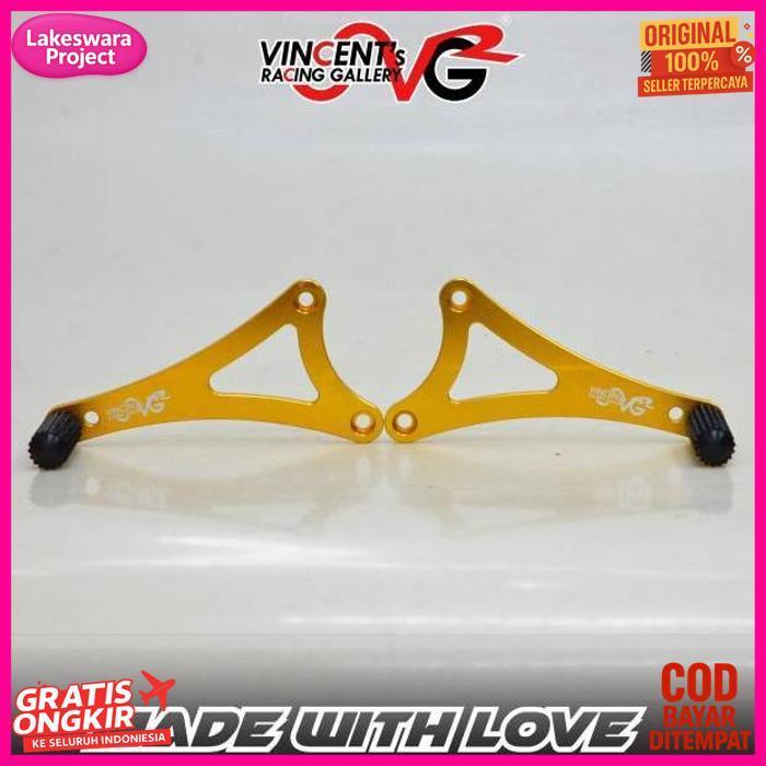 Viral Footstep Step Drag Matic Mio Beat Vrg Racing Almunium Cnc Anodize