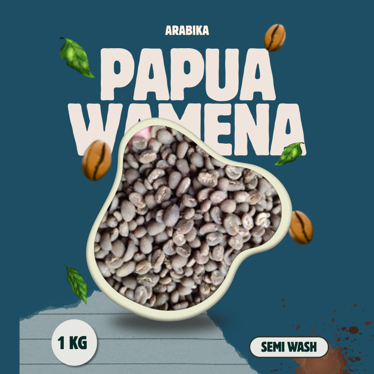 Grade 1 Semi Wash Papua Wamena Green Beans | Biji Kopi Mentah