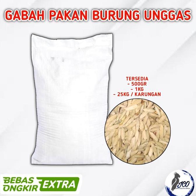 GABAH PAKAN BURUNG AYAM GABAH MERAH KILOAN PAKAN AYAM GABAH MERAH murah
