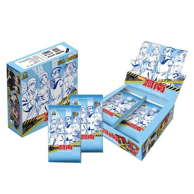 TOPFUF 150Pcs Detective Conan Card Kartu Anime Detective Conan Little Dinosaur Conan Collection Card