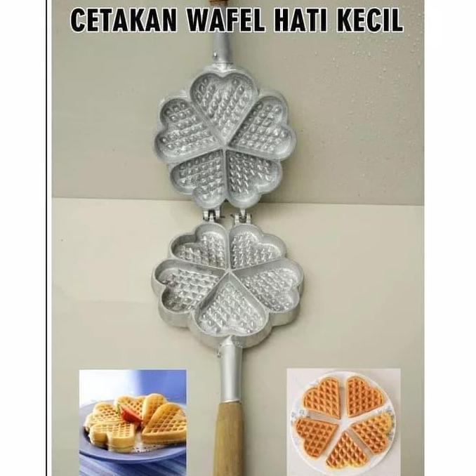 cetakan kue wafel maker bentuk hati / cetakan wafel / wafel maker mini GM