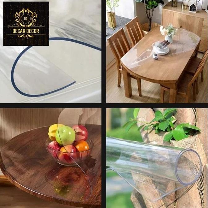 Taplak Mika Bening transparan 2 mm waterproof