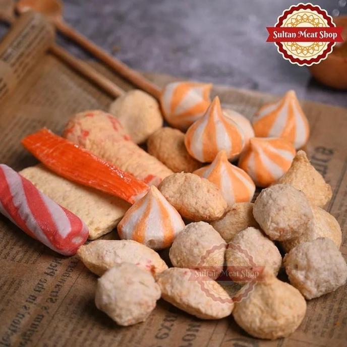 Baso seafood campur (curah seperti cedea)
