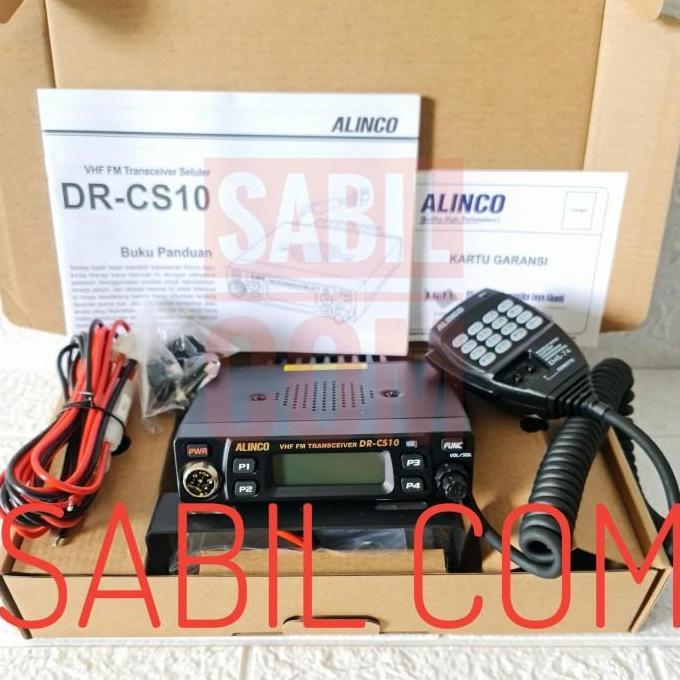 RADIO RIG ALINCO DR CS10 VHF ORI - RADIO RIG MOBIL ALINCO DR CS 10 VHF