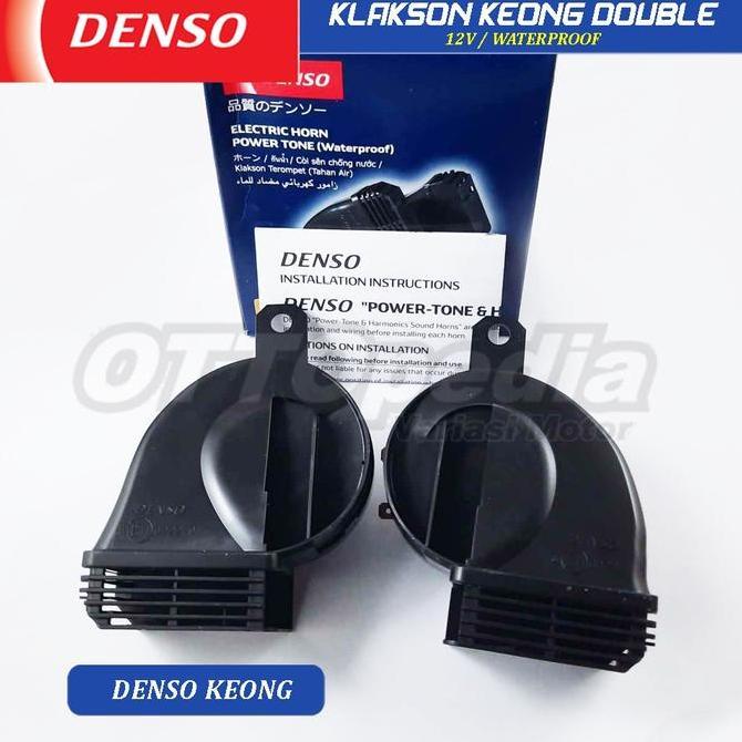 Horn Klakson Denso Waterproof 12V Motor Mobil Bel Keong NMAX Aerox Fazzio Beat Scoopy Vario150 Unive