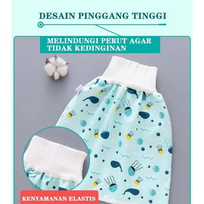 Vejra.id - Celana Rok Ompol Ngompol Anak Bayi elana Perlak Pipis Anak Waterproof ok Clodi Anti Ngomp
