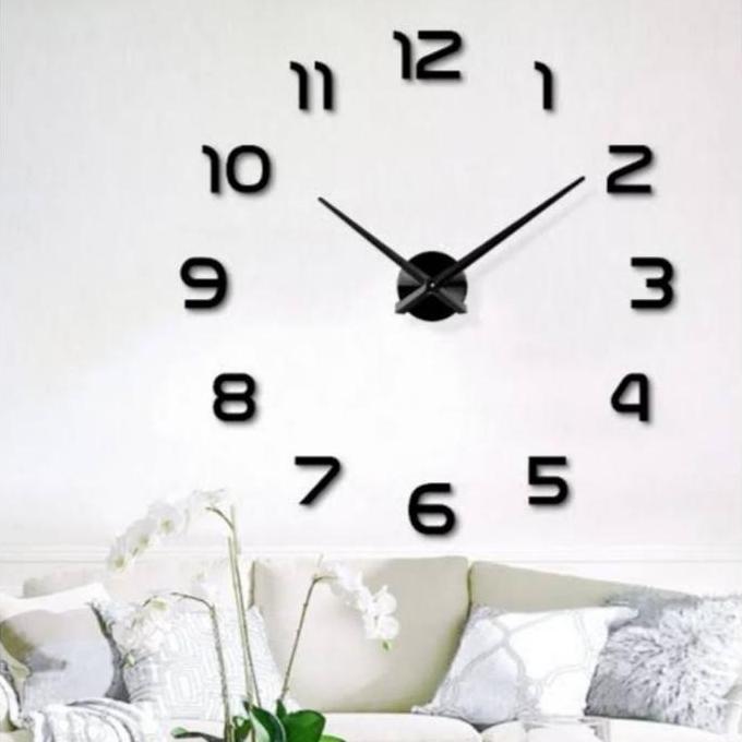 Jam Dinding Hias Aesthetic / Jam Dinding DIY Hiasan Ruangan / Jam Dinding Tempel DIY / JDD DIY