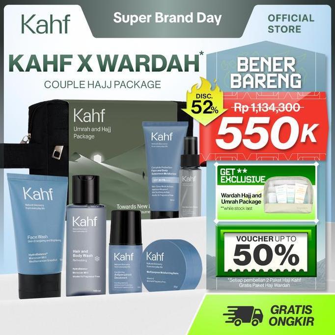 [SPECIAL SUPER BRAND DAY KAHF x WARDAH : COUPLE HAJJ PACKAGE] Kahf Hajj and Umrah Package - Paket Ha