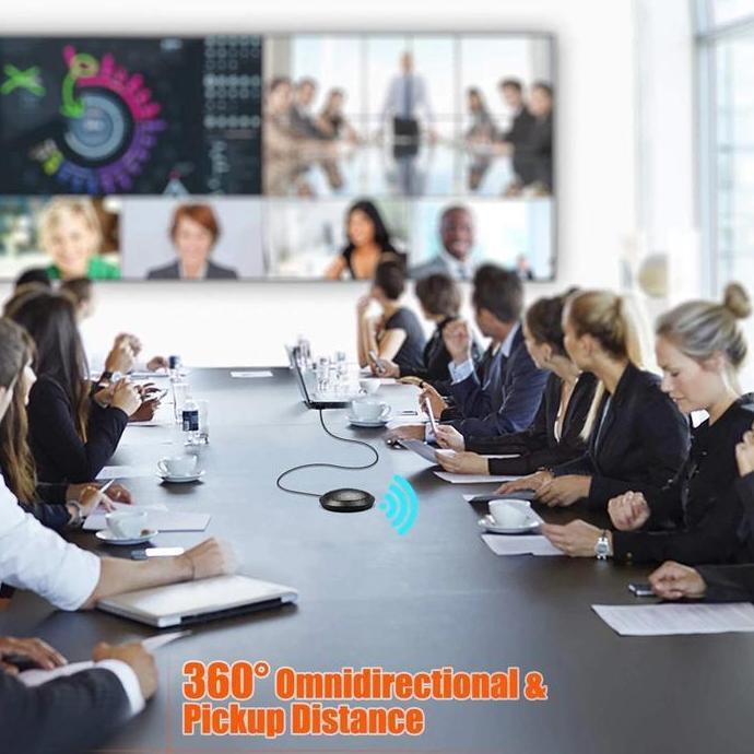 Microphone USB Talk 02 Mic 360 Omnidirectional Conference Zoom Webinar