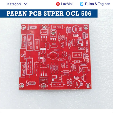 1 BUAH PAPAN PCB SOCL 506 PAPAN PCB SOCL