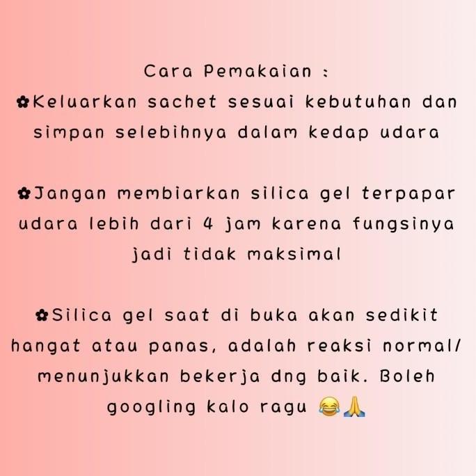 Silica Gel Oxygen Absorber Makanan Berminyak Food Grade Kitchenware