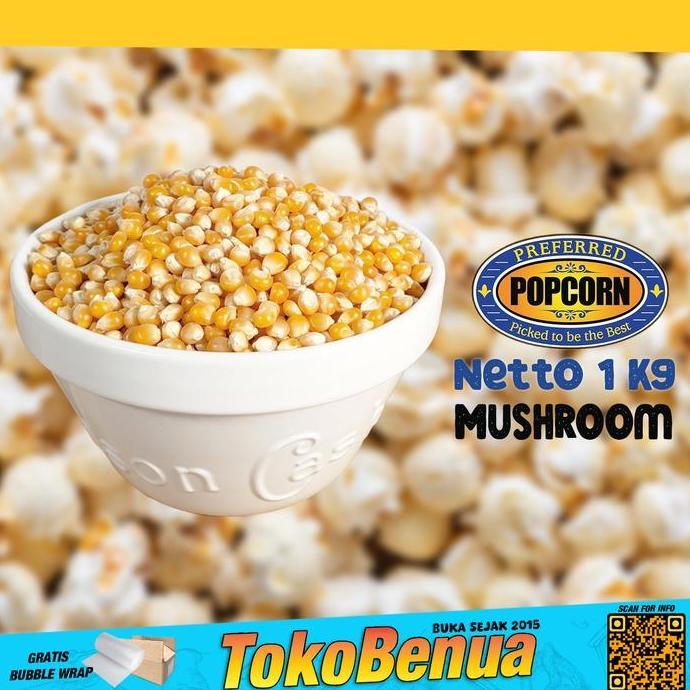 Jagung popcorn Jumbo Mushroom 1 kg