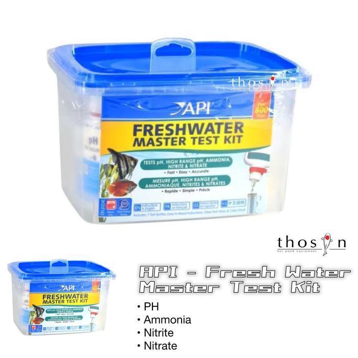 Api Freshwater Master Test Kit Pengukur Ph Amoniak Nitrate Untuk Air Tawar New
