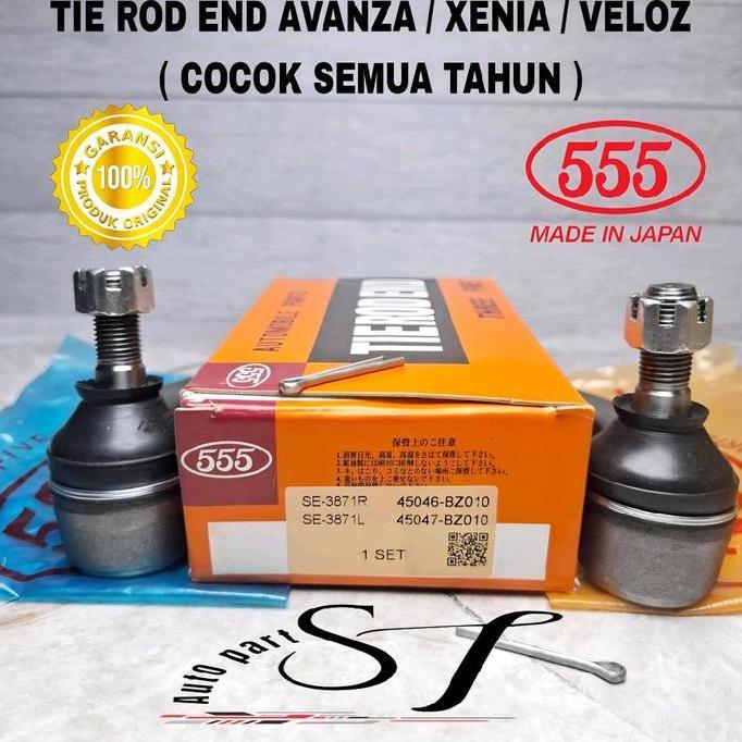 Super Hot, Tie Rod End Avanza Xenia Veloz ( Semua Tahun ) Original 555 Sankei Japan Harga 1 Set 2 Pc