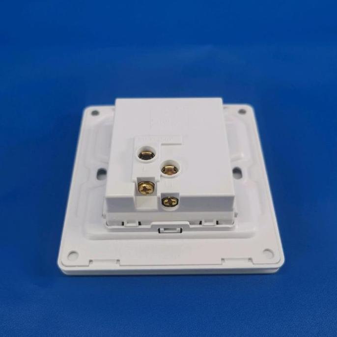 Promo S811 Saklar Engkel 1 Gang 1 Way Ultra Slim Switch White Masko Cod