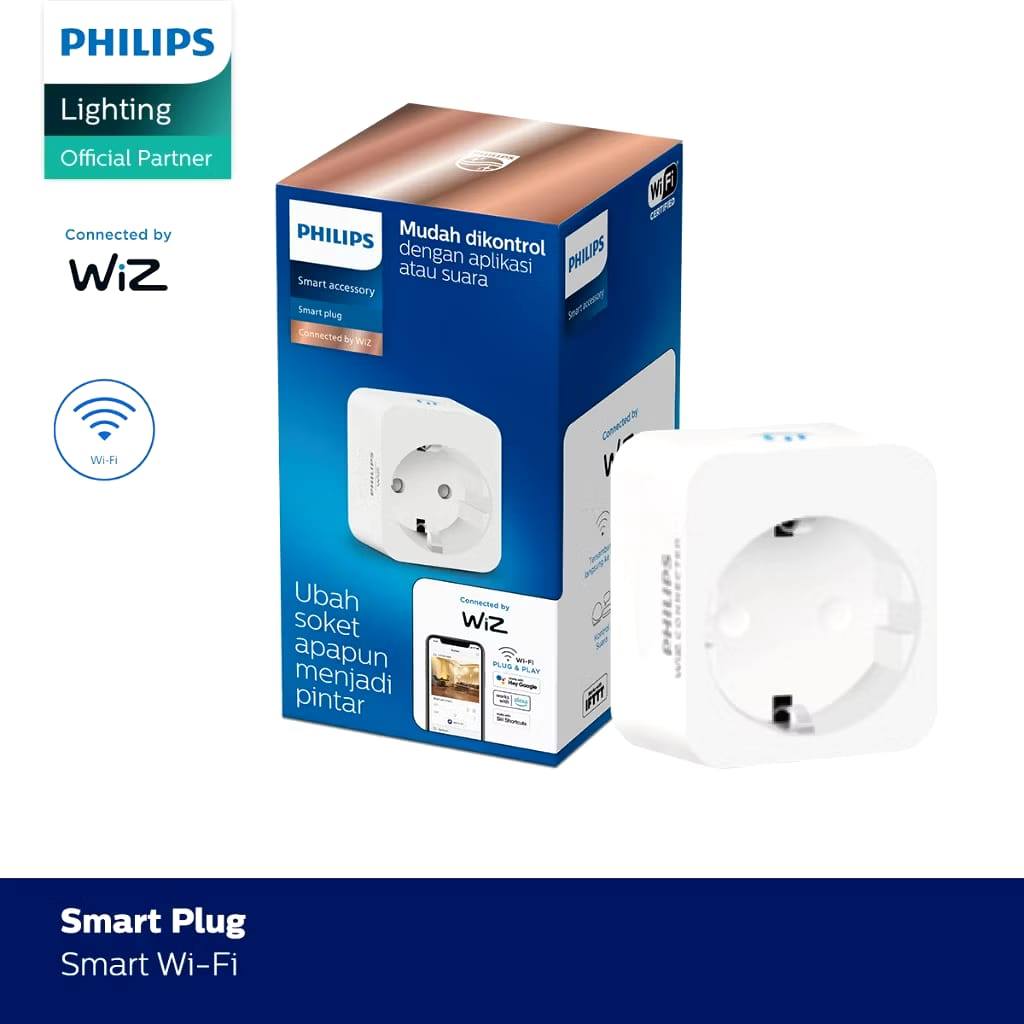 Philips Smart Plug, WiFi Smart Plug, Smart Plug Wifi, Stop Kontak Wifi