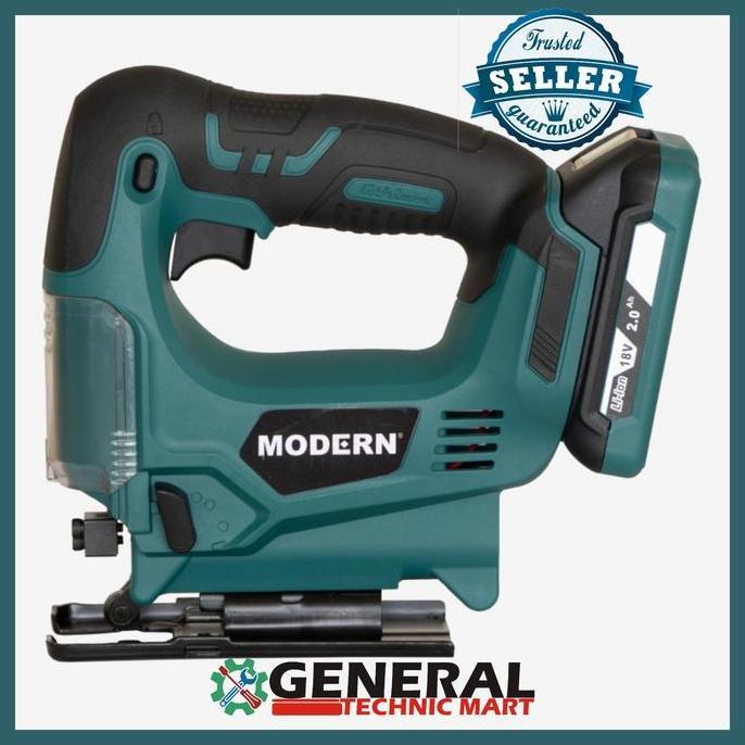 Mesin Jigsaw Cordless Modern M-22,Gergaji Jig Saw Baterai 20V Modern