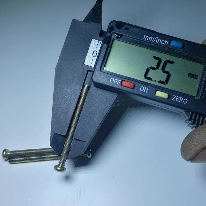 Baut JP M3X37 Kuning (100pc)