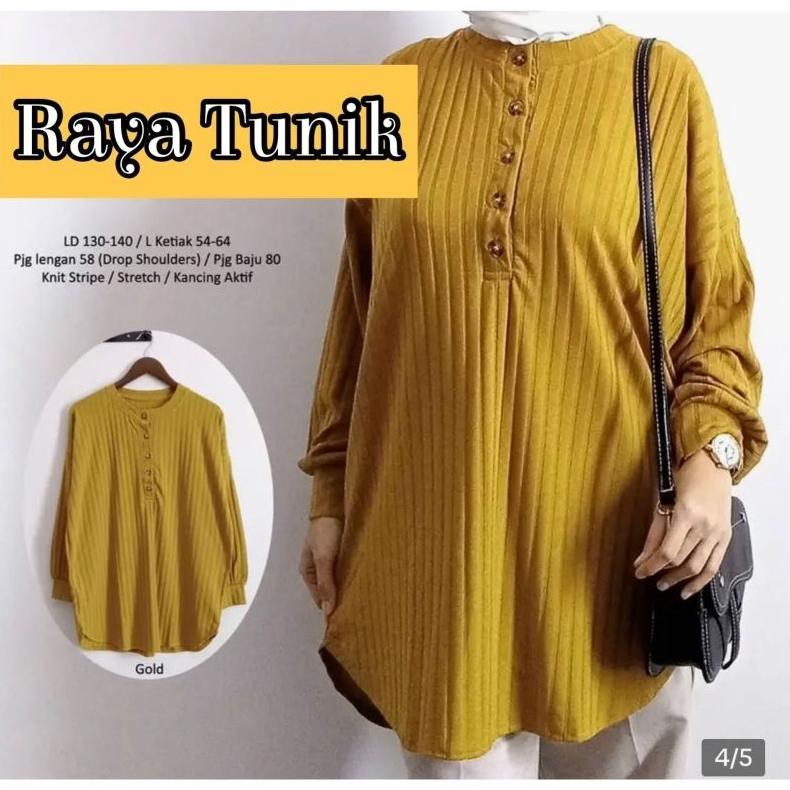 Raya Tunik Jumbo Knit | Tunik Jumbo | Tunik Xl - Xxxxl | Tunik Knit Premium | Tunik Bigsize | Tunik 